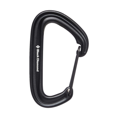 Black Diamond LiteWire Carabiner Black