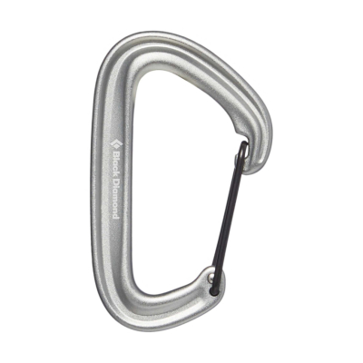 Black Diamond LiteWire Carabiner Grey