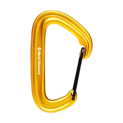 Black Diamond LiteWire Carabiner Yellow