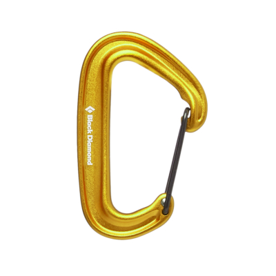 Black Diamond MiniWire Carabiner Yellow