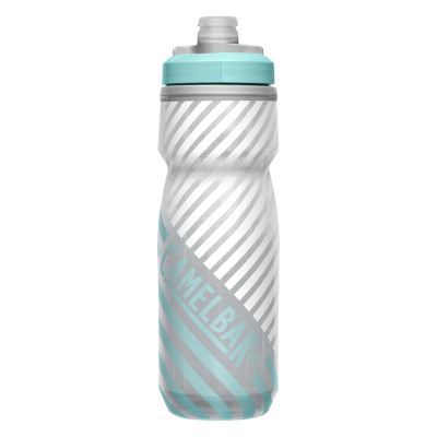 CamelBak Podium Chill Outdoor Bottle 620ml Grey/Teal Stripe